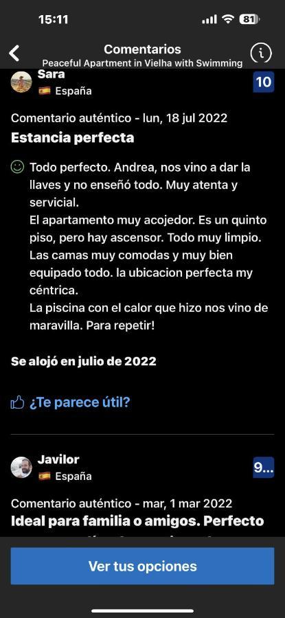 Precioso Atico Duplex En Vielha Para 6 Pax Kültér fotó